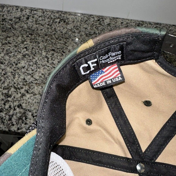 Official MAGA Trump Made in USA Cali Fame Camo Make America Great Again Hat Cap - Picture 8 of 8